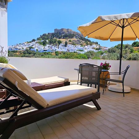 Galini View Apartments Lindos Exteriör bild