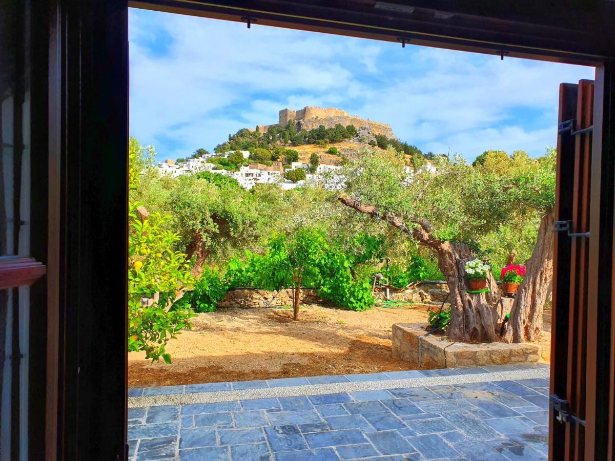 Galini View Apartments Lindos Exteriör bild