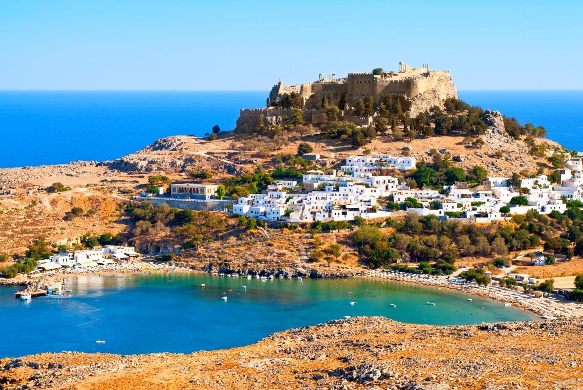 Galini View Apartments Lindos Exteriör bild