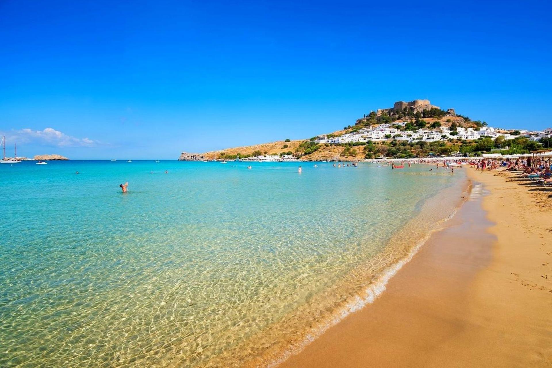 Galini View Apartments Lindos Exteriör bild