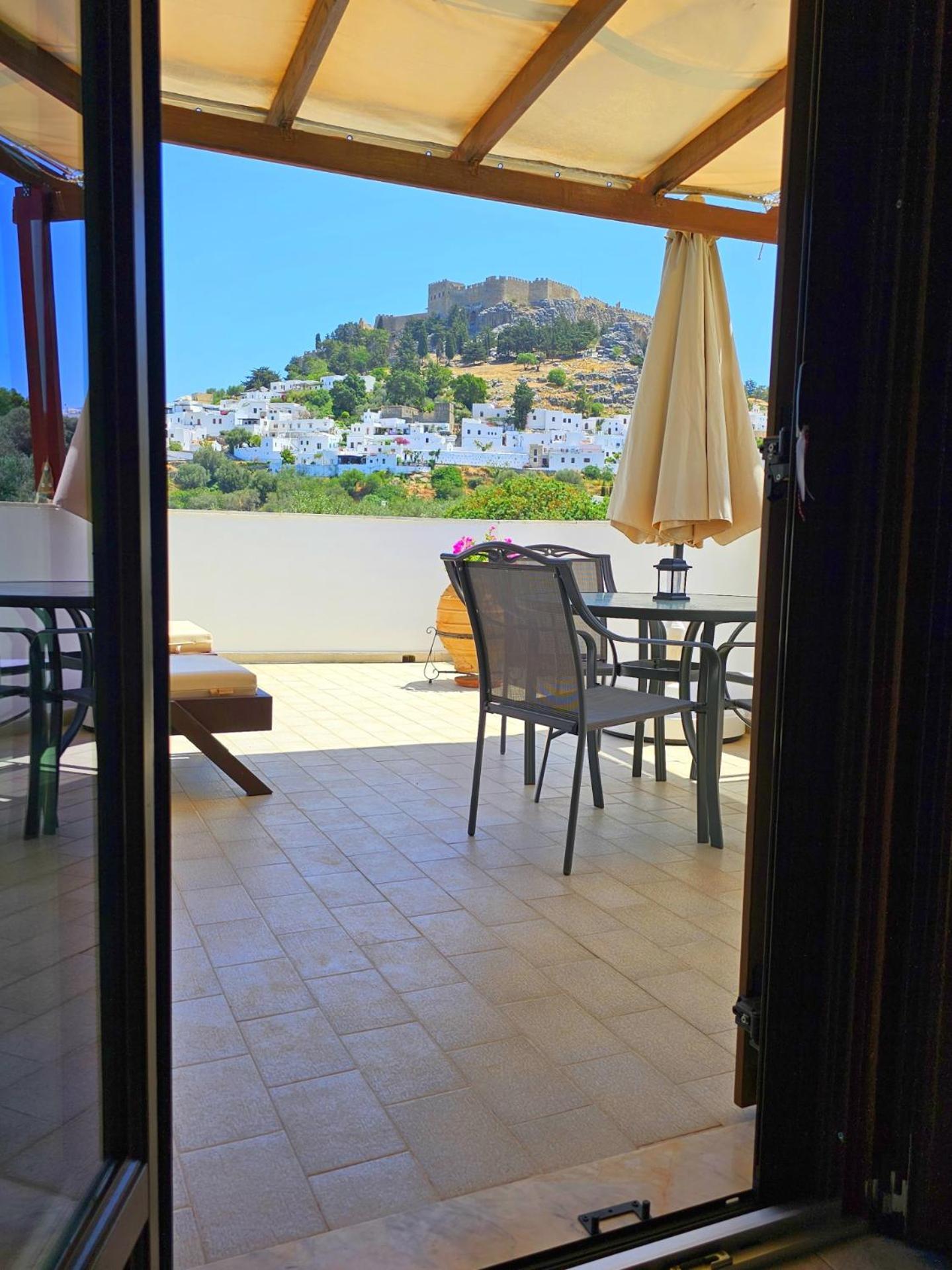 Galini View Apartments Lindos Exteriör bild