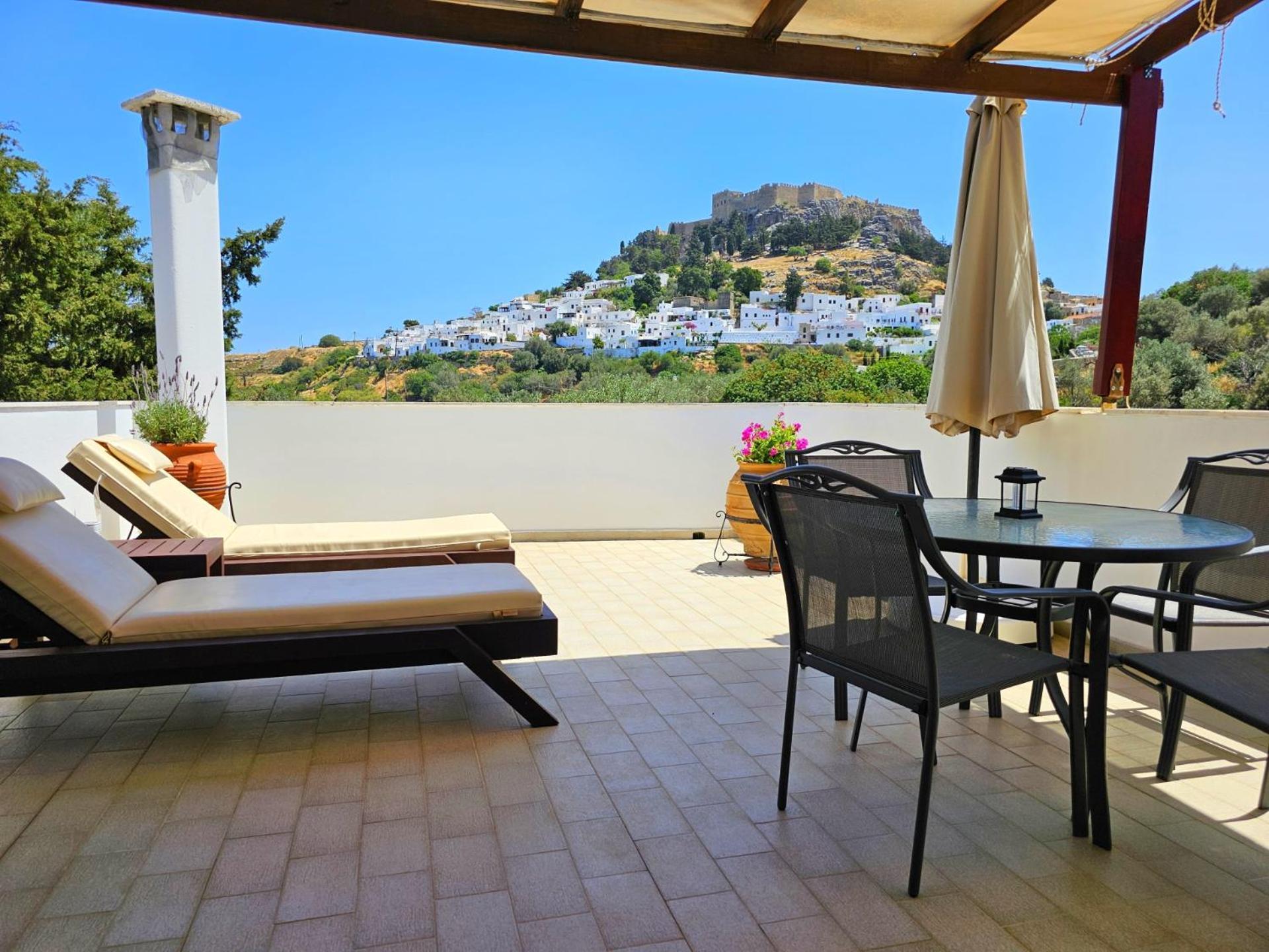 Galini View Apartments Lindos Exteriör bild