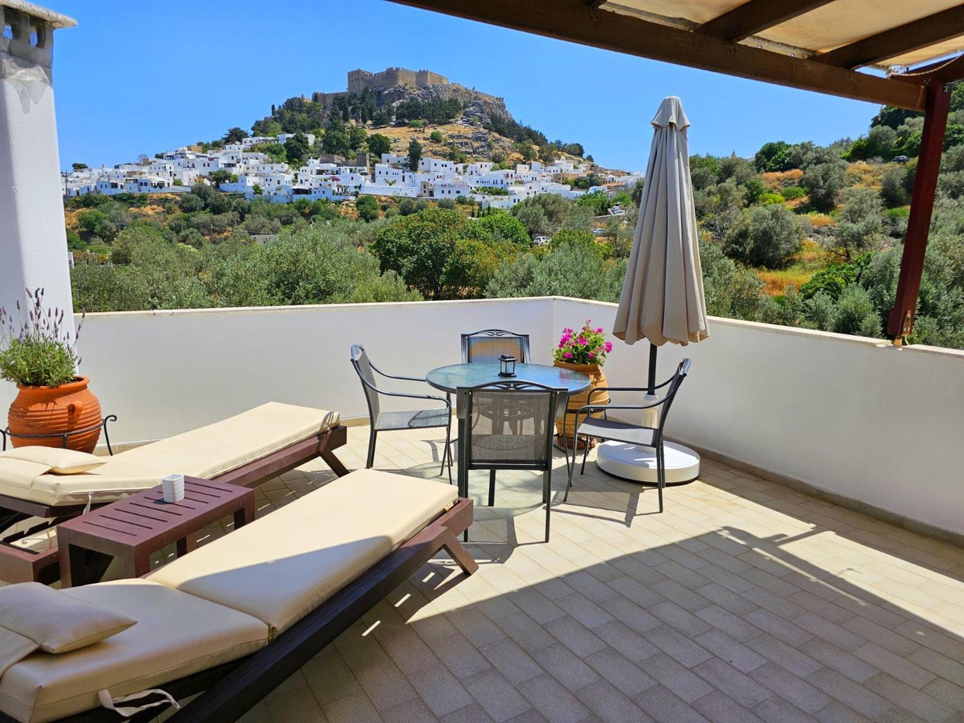 Galini View Apartments Lindos Exteriör bild