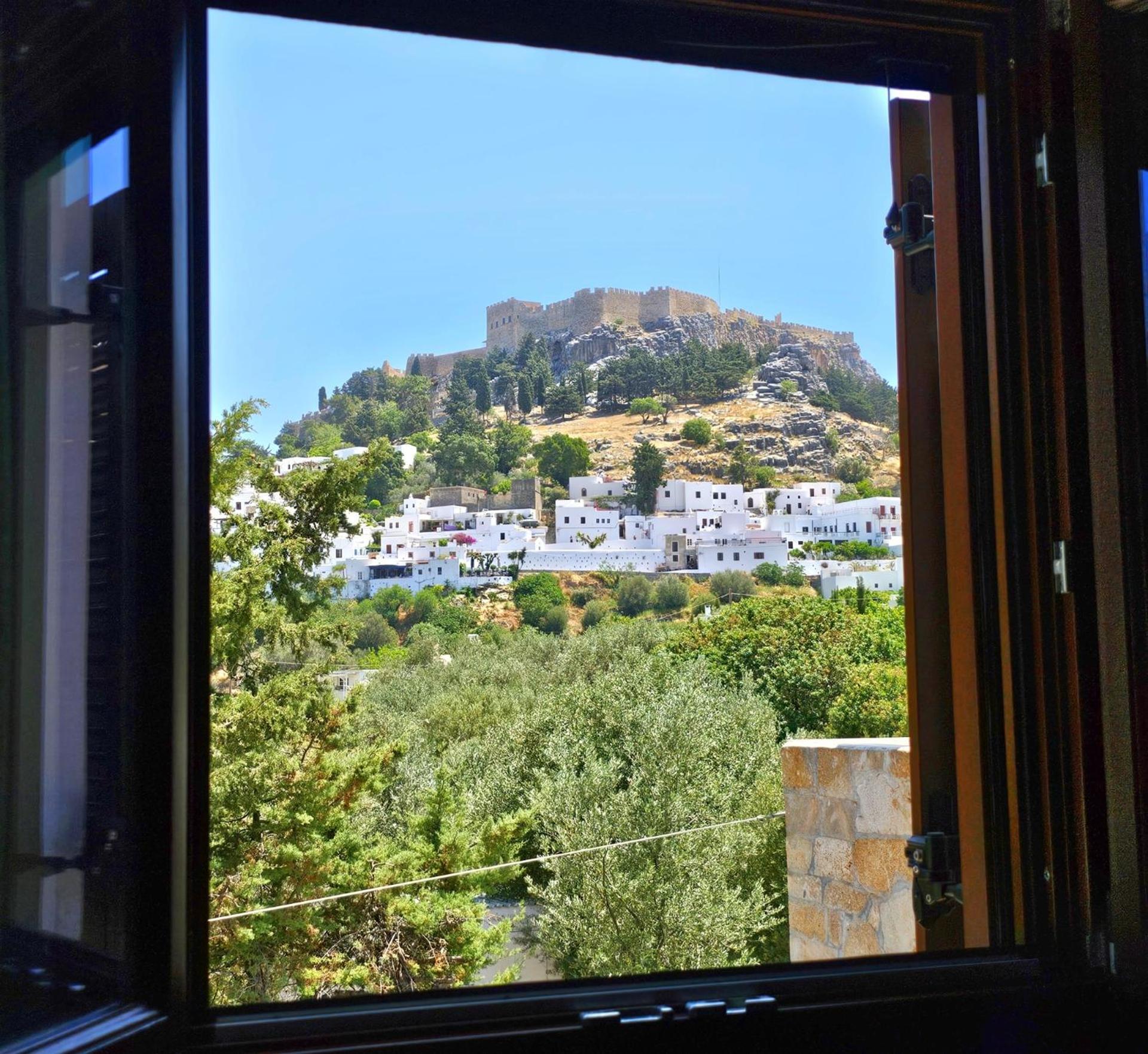 Galini View Apartments Lindos Exteriör bild