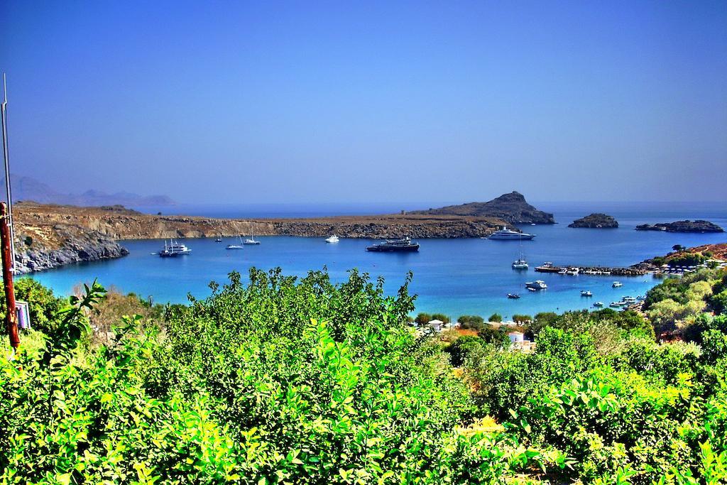 Galini View Apartments Lindos Exteriör bild