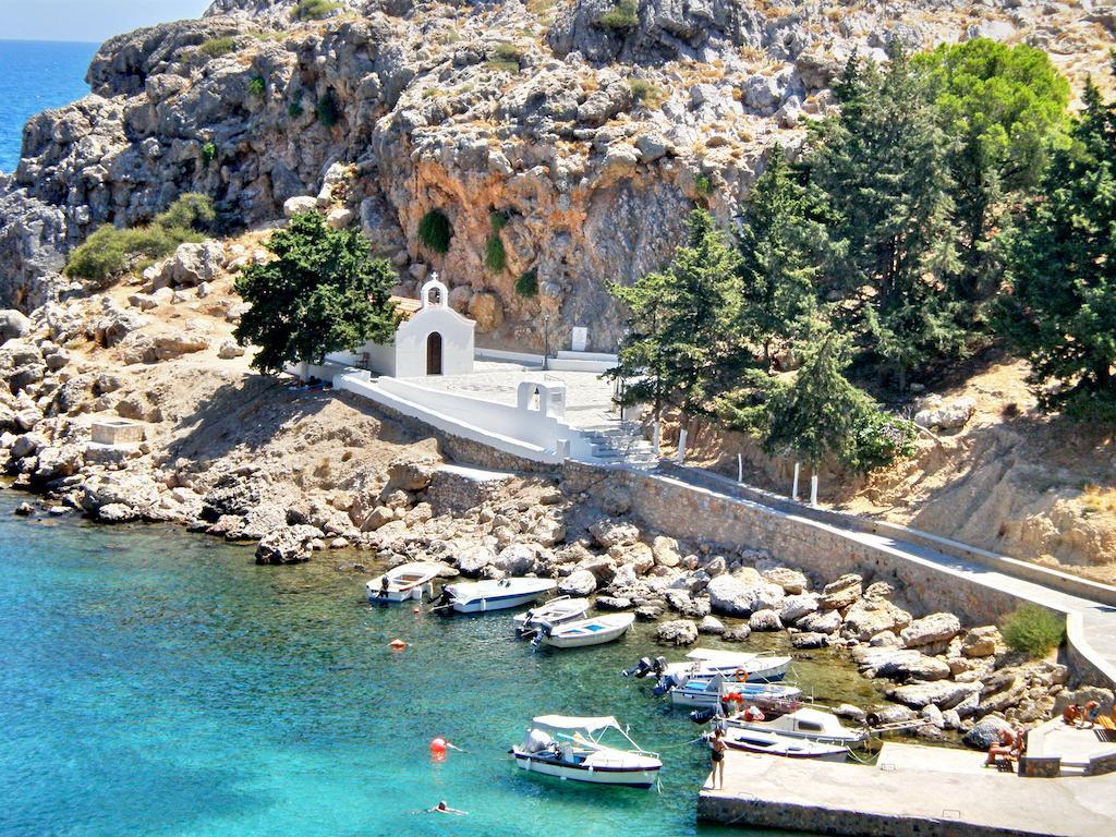 Galini View Apartments Lindos Exteriör bild