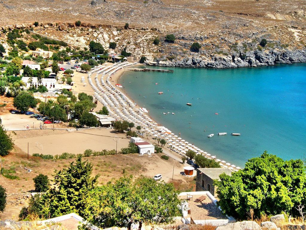 Galini View Apartments Lindos Exteriör bild